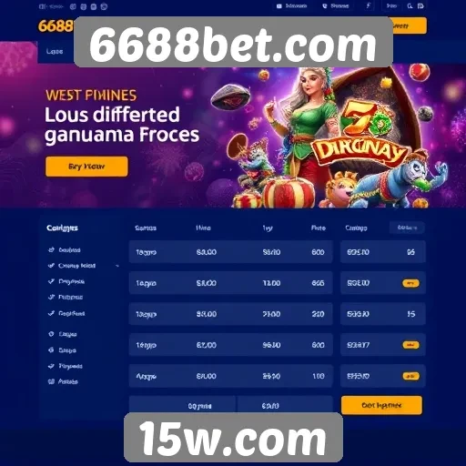Interface do usuário em 6688bet.com é intuitiva